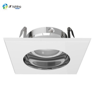 4 Inch Square recessed lighting fixture China factory square flat reflector trim