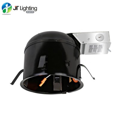 ETL 6 inch remodel led recessed housing with compact junction box