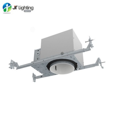 ic rated 4 inch aluminum housing square new construction  recessed light E26 housing and can